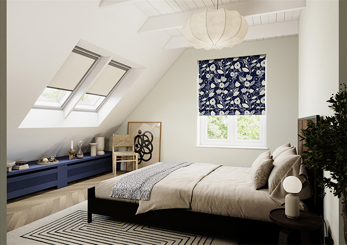 Nordic, Indigo - Roman Blind - Image 7